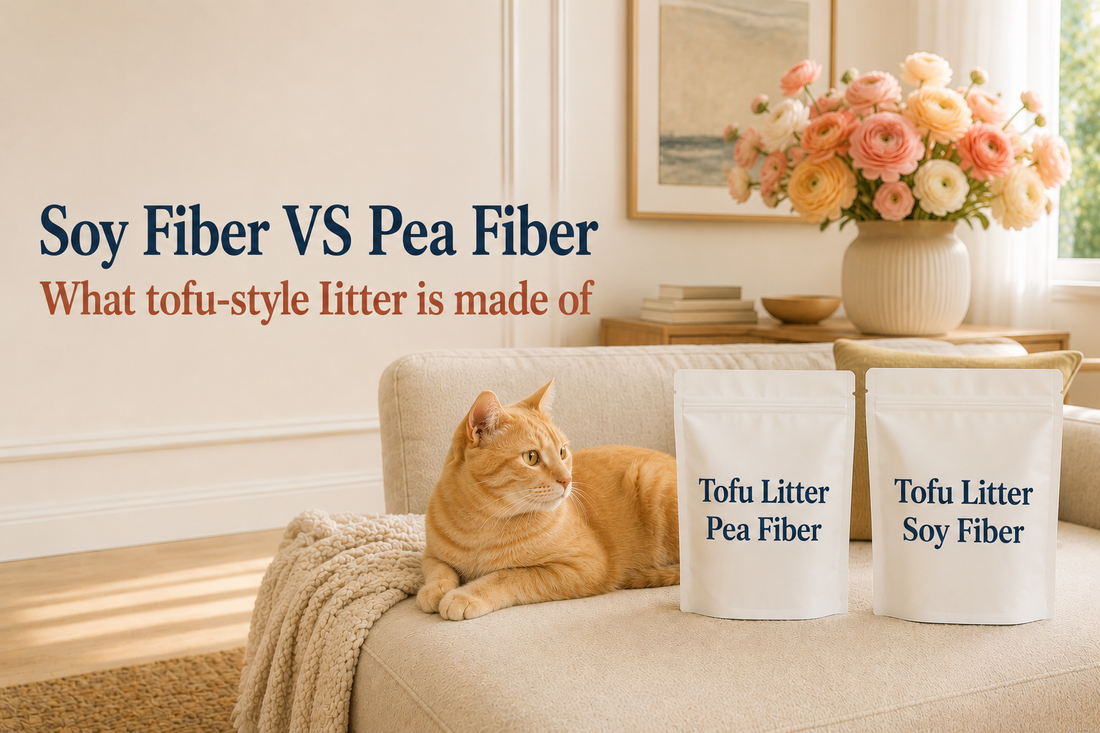 Tofu-Style Cat Litter: Soy Fiber VS Pea Fiber