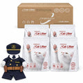 PawHalo Halloween Tofu Cat Litter Bundle — 4 × 5.5 lb + Pet Costume + Free Cat Scratcher